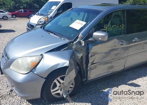 2007 Honda Odyssey Ex-L from USA, damaged, VIN 5FNRL38647B060951